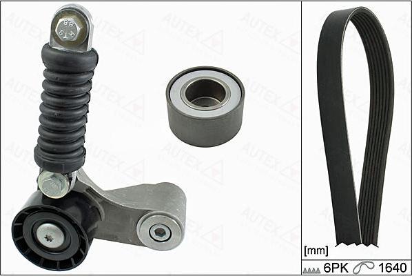 Autex 702801 - Kit Cinghie Poly-V autozon.pro