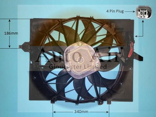 Auto Air Gloucester 05-1032 - Elettromotore, Ventola radiatore autozon.pro