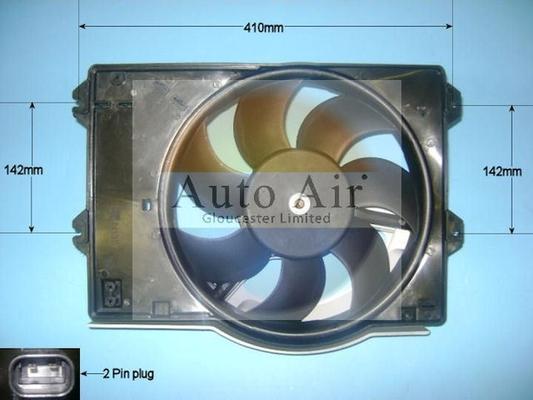 Auto Air Gloucester 05-1168 - Elettromotore, Ventola radiatore autozon.pro