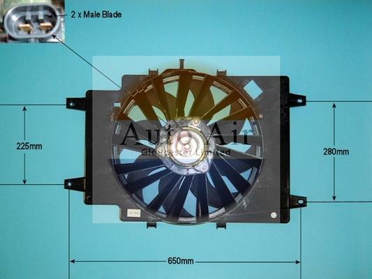 Auto Air Gloucester 05-1120 - Elettromotore, Ventola radiatore autozon.pro