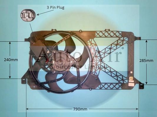 Auto Air Gloucester 05-1249 - Elettromotore, Ventola radiatore autozon.pro