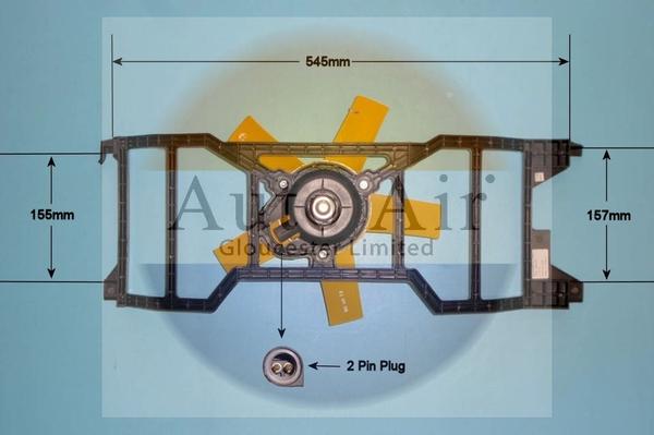 Auto Air Gloucester 05-1245 - Elettromotore, Ventola radiatore autozon.pro