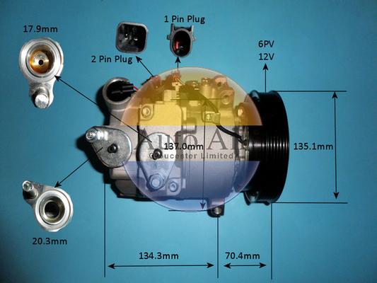 Auto Air Gloucester 14-9690P - Compressore, Climatizzatore autozon.pro