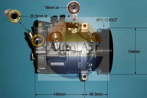 Auto Air Gloucester 14-9690 - Compressore, Climatizzatore autozon.pro