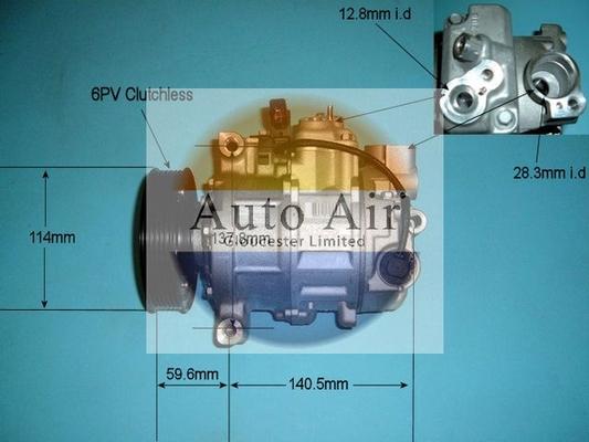 Auto Air Gloucester 14-9691 - Compressore, Climatizzatore autozon.pro