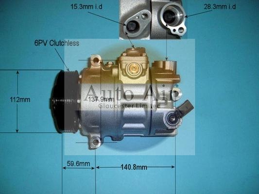 Auto Air Gloucester 14-9698P - Compressore, Climatizzatore autozon.pro