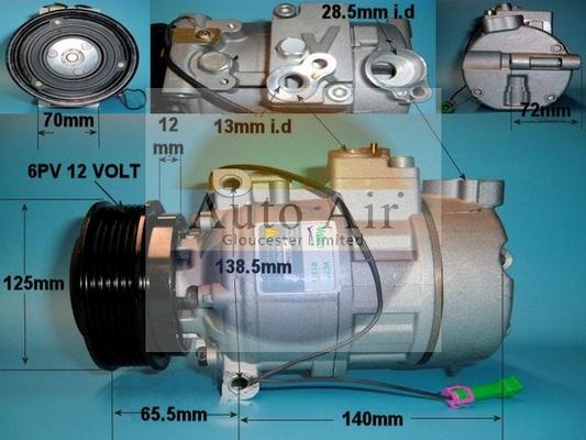 Auto Air Gloucester 14-9692P - Compressore, Climatizzatore autozon.pro