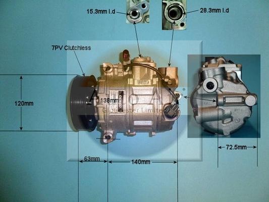 Auto Air Gloucester 14-9649 - Compressore, Climatizzatore autozon.pro