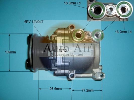 Auto Air Gloucester 14-9645 - Compressore, Climatizzatore autozon.pro