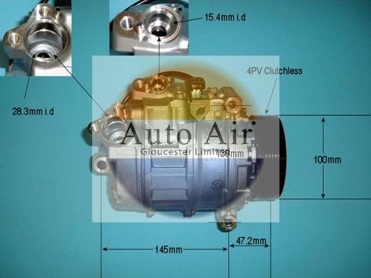 Auto Air Gloucester 14-9643 - Compressore, Climatizzatore autozon.pro