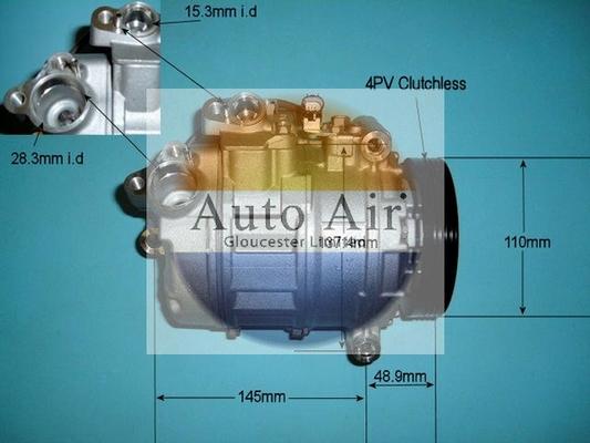 Auto Air Gloucester 14-9653 - Compressore, Climatizzatore autozon.pro