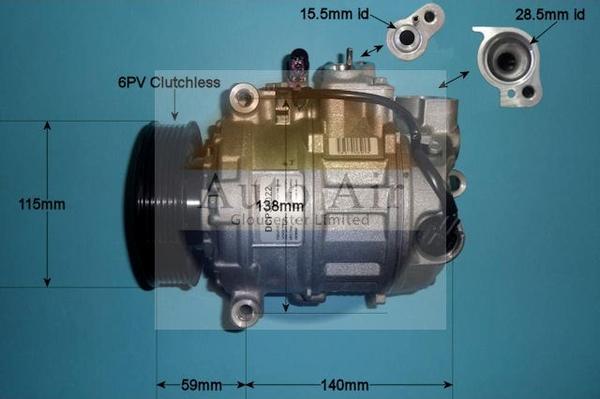 Auto Air Gloucester 14-9652 - Compressore, Climatizzatore autozon.pro