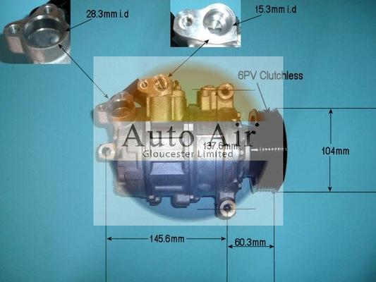 Auto Air Gloucester 14-9657 - Compressore, Climatizzatore autozon.pro