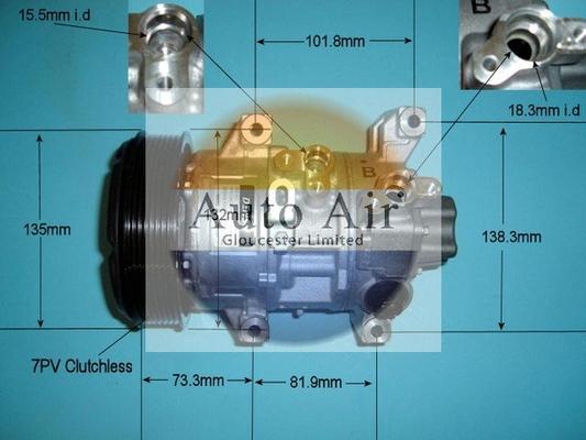 Auto Air Gloucester 14-9669 - Compressore, Climatizzatore autozon.pro