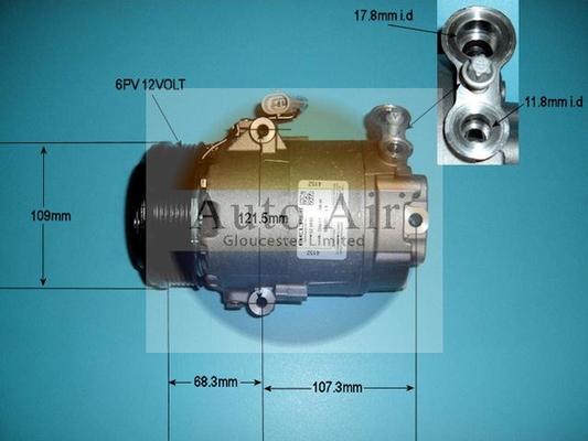 Auto Air Gloucester 14-9664 - Compressore, Climatizzatore autozon.pro