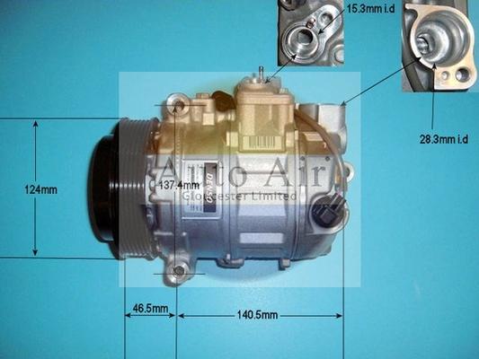 Auto Air Gloucester 14-9665 - Compressore, Climatizzatore autozon.pro