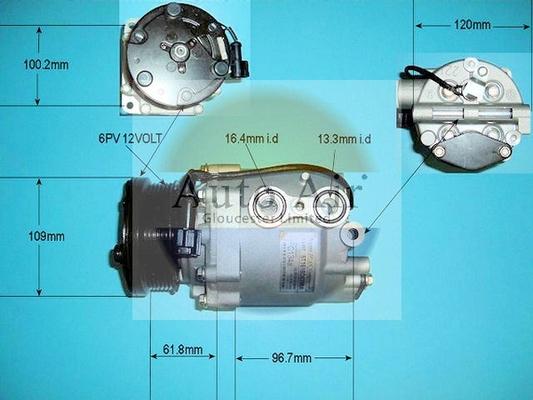 Auto Air Gloucester 14-9662P - Compressore, Climatizzatore autozon.pro