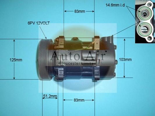 Auto Air Gloucester 14-9686R - Compressore, Climatizzatore autozon.pro