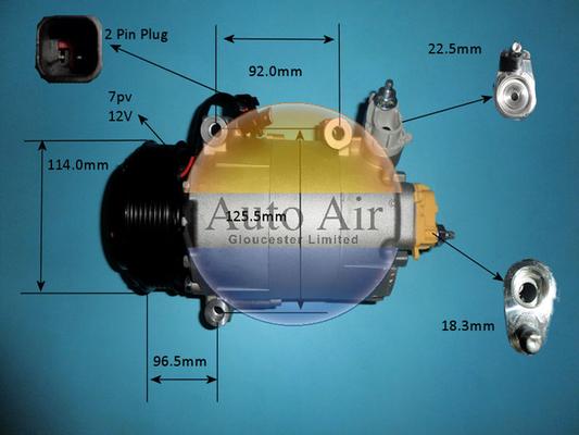 Auto Air Gloucester 14-9680P - Compressore, Climatizzatore autozon.pro