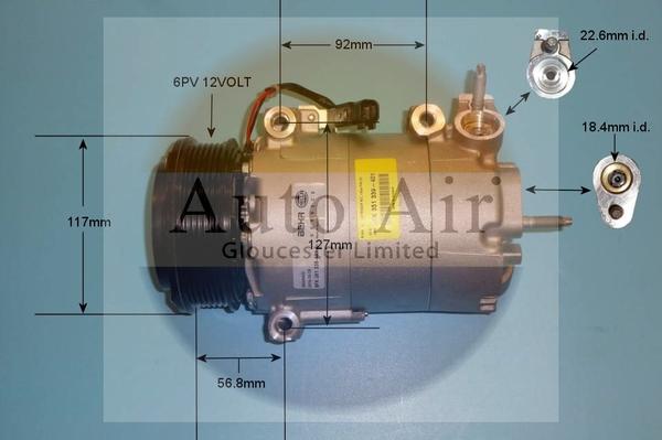 Auto Air Gloucester 14-9680 - Compressore, Climatizzatore autozon.pro