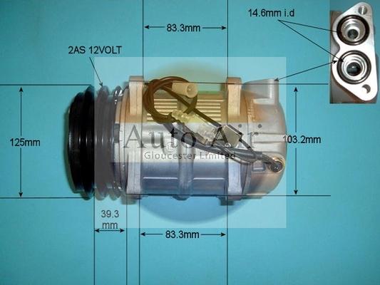 Auto Air Gloucester 14-9683 - Compressore, Climatizzatore autozon.pro