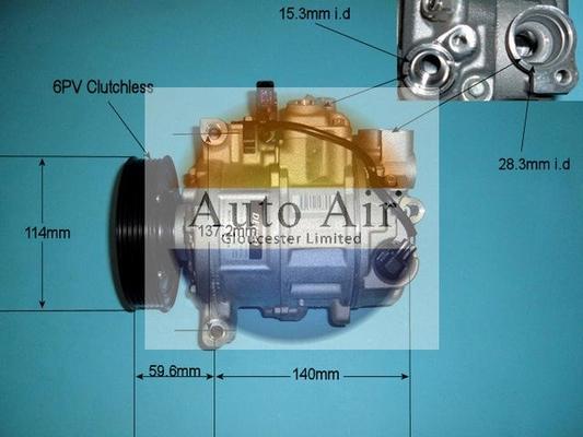 Auto Air Gloucester 14-9682 - Compressore, Climatizzatore autozon.pro