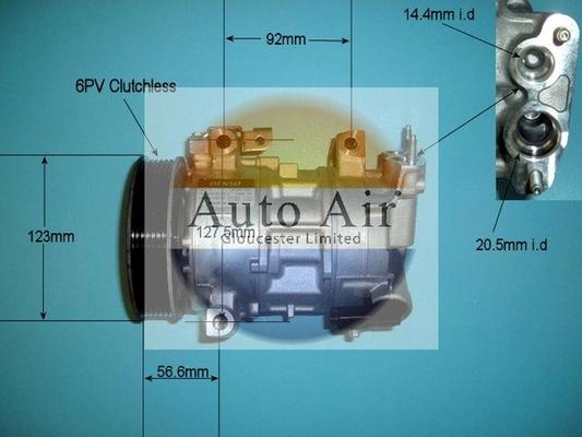 Auto Air Gloucester 14-9639 - Compressore, Climatizzatore autozon.pro