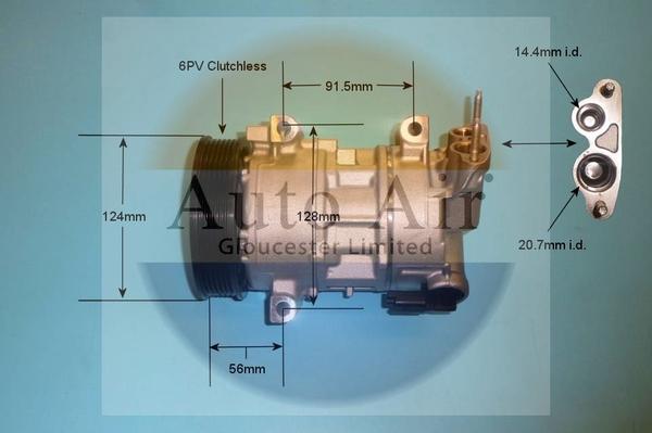 Auto Air Gloucester 14-9638P - Compressore, Climatizzatore autozon.pro