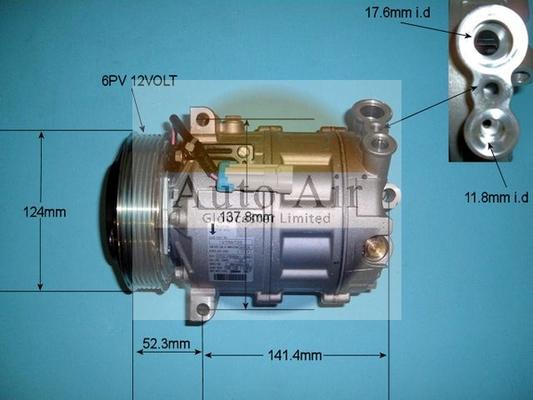 Auto Air Gloucester 14-9637 - Compressore, Climatizzatore autozon.pro