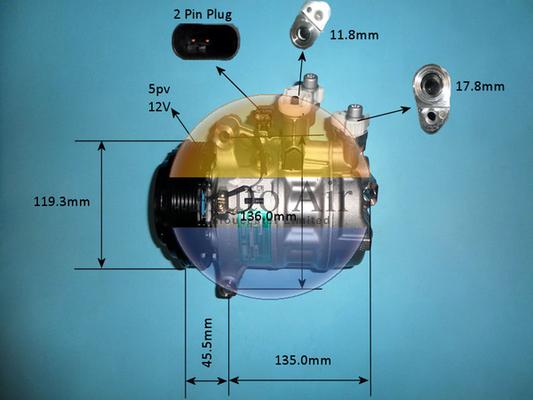 Auto Air Gloucester 14-9678 - Compressore, Climatizzatore autozon.pro