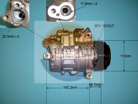 Auto Air Gloucester 14-9150 - Compressore, Climatizzatore autozon.pro