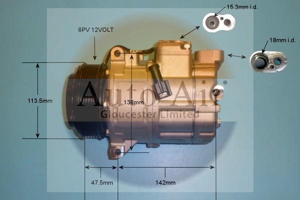 Auto Air Gloucester 14-9740P - Compressore, Climatizzatore autozon.pro