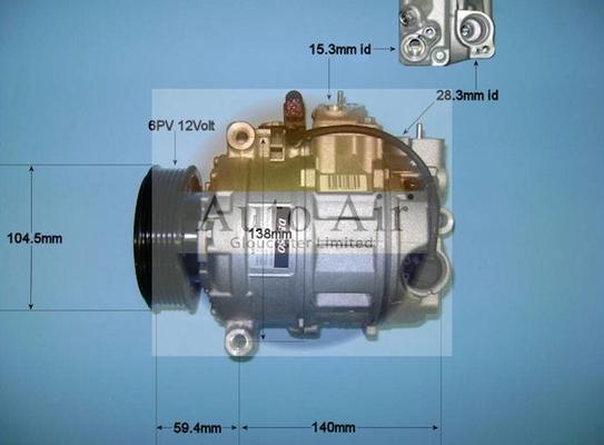 Auto Air Gloucester 14-9741 - Compressore, Climatizzatore autozon.pro