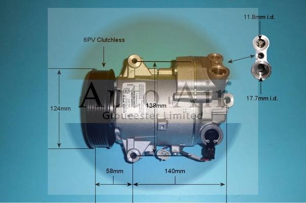 Auto Air Gloucester 14-9742 - Compressore, Climatizzatore autozon.pro