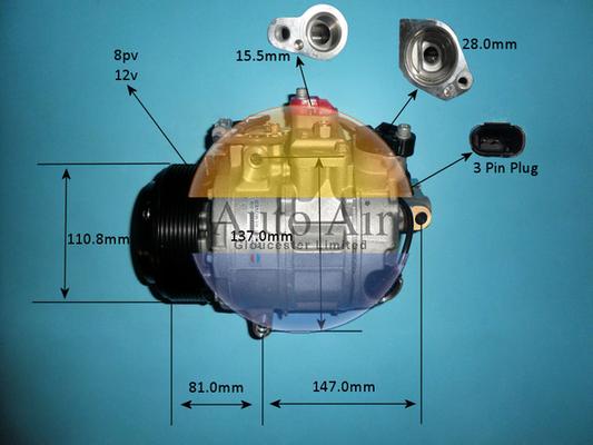 Auto Air Gloucester 14-9754P - Compressore, Climatizzatore autozon.pro