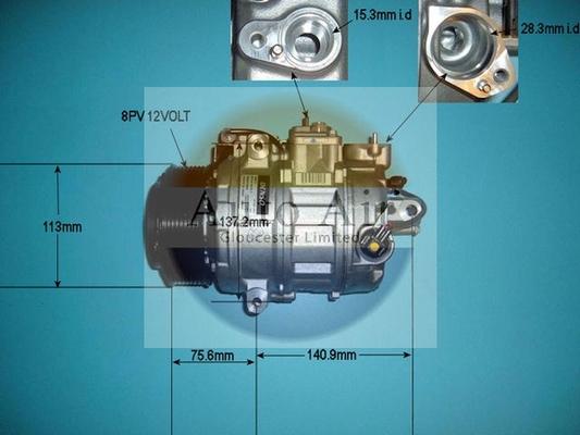 Auto Air Gloucester 14-9754 - Compressore, Climatizzatore autozon.pro