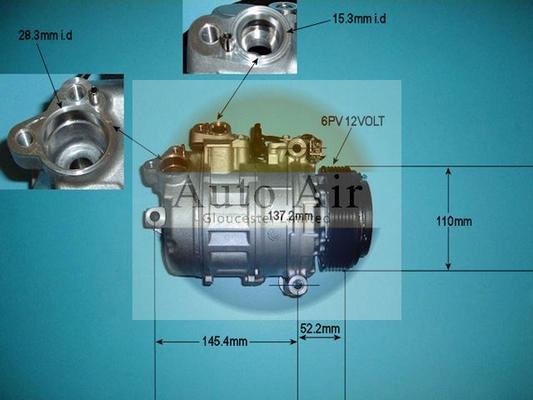 Auto Air Gloucester 14-9756 - Compressore, Climatizzatore autozon.pro