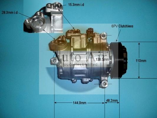 Auto Air Gloucester 14-9751 - Compressore, Climatizzatore autozon.pro