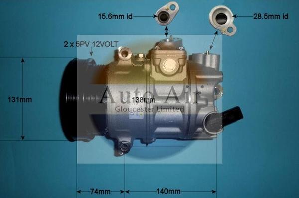 Auto Air Gloucester 14-9765P - Compressore, Climatizzatore autozon.pro