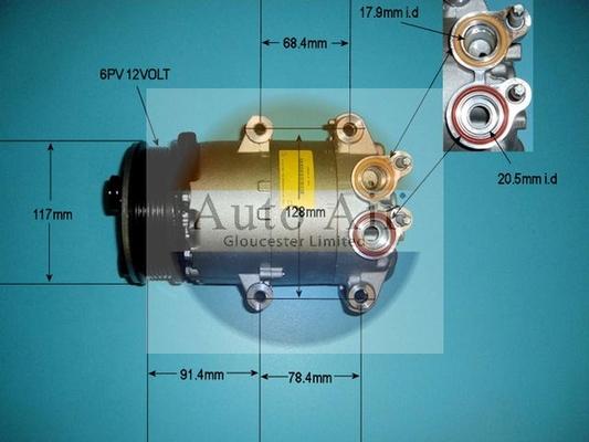 Auto Air Gloucester 14-9763 - Compressore, Climatizzatore autozon.pro