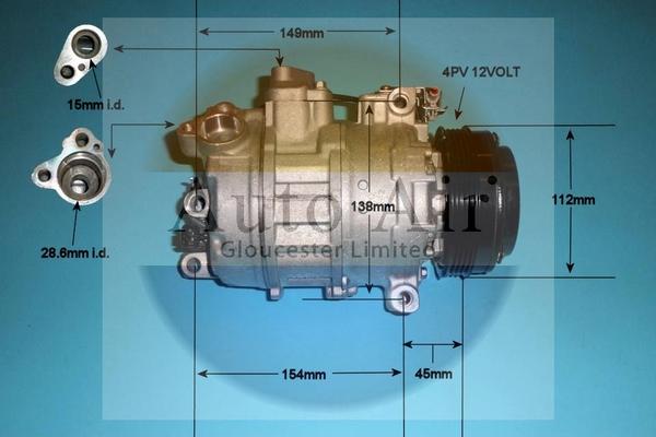 Auto Air Gloucester 14-9767P - Compressore, Climatizzatore autozon.pro