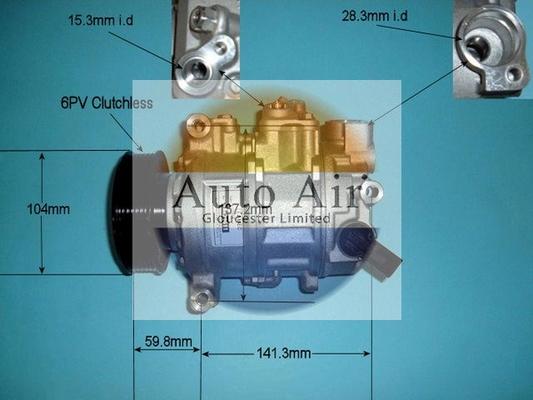 Auto Air Gloucester 14-9703R - Compressore, Climatizzatore autozon.pro