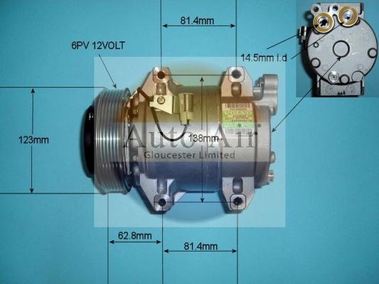 Auto Air Gloucester 14-9702 - Compressore, Climatizzatore autozon.pro