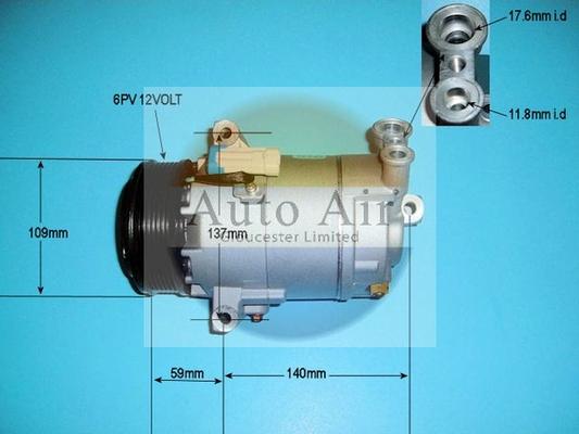 Auto Air Gloucester 14-9711P - Compressore, Climatizzatore autozon.pro