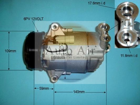 Auto Air Gloucester 14-9711R - Compressore, Climatizzatore autozon.pro