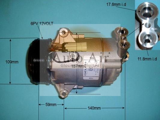 Auto Air Gloucester 14-9711 - Compressore, Climatizzatore autozon.pro