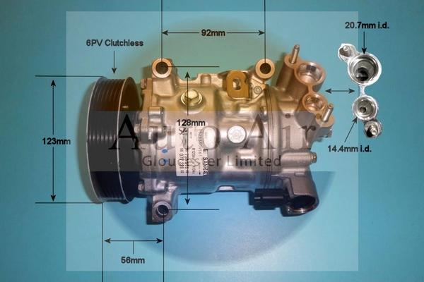 Auto Air Gloucester 14-9786 - Compressore, Climatizzatore autozon.pro