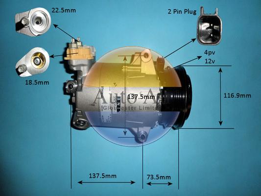 Auto Air Gloucester 14-9788 - Compressore, Climatizzatore autozon.pro