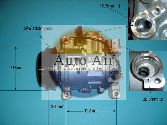 Auto Air Gloucester 14-9730 - Compressore, Climatizzatore autozon.pro