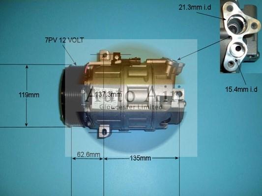 Auto Air Gloucester 14-9731 - Compressore, Climatizzatore autozon.pro